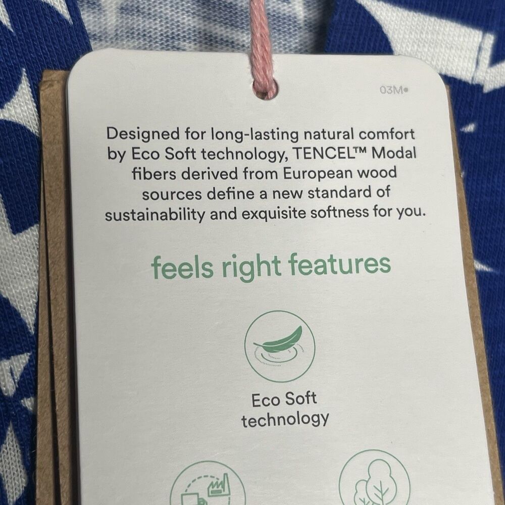 Boden Naomi Blue White Tencel Jersey Dress Pockets Women’s Size 8 L - Picture 9 of 15